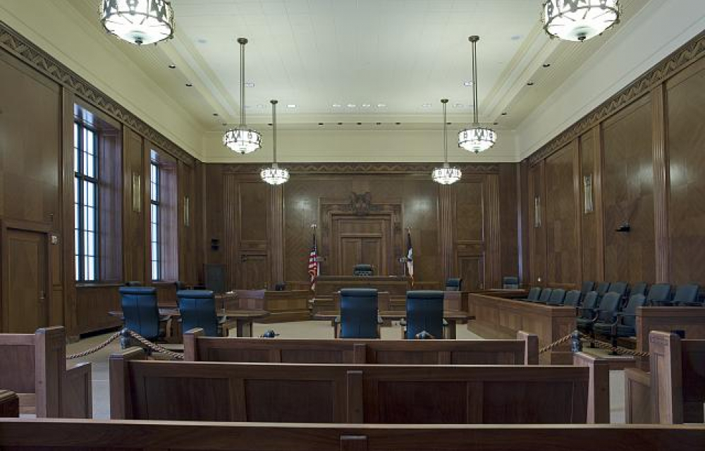 US courtroom - Carol M. Highsmith [Public domain], via Wikimedia Commons