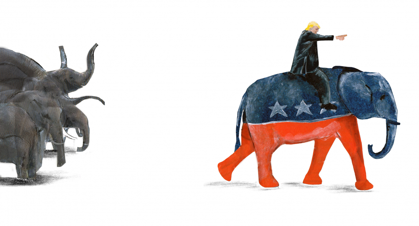 Trouble in the Elephant Camp, Grace Alexandra Russell (http://www.gracerussell.co.uk/)